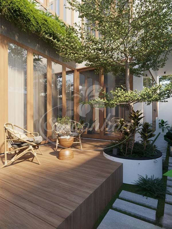 Tiểu Cảnh Quán Cafe Sân Thượng