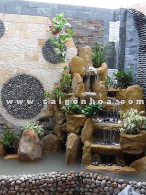 Hòn Non Bộ Hồ Xây Cố Định