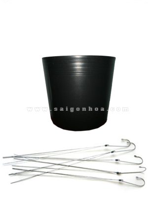 Chậu Nhựa Mềm Treo Móc Kẽm