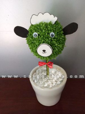 Cây May Mắn Quả Cầu Con Cừu