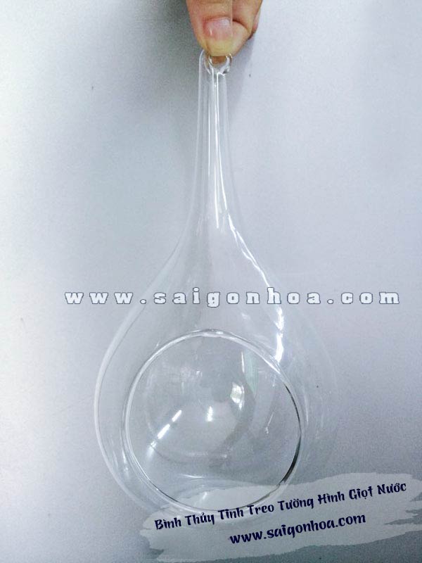Chậu Thuỷ Tinh Treo Hình Giọt Nước
