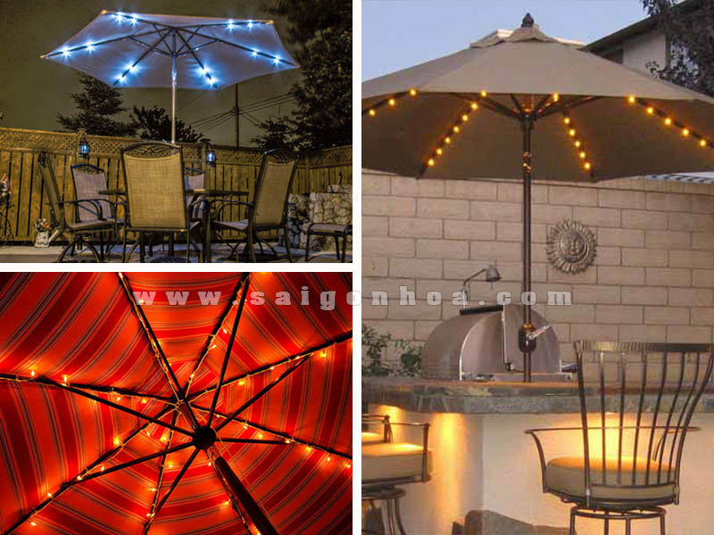 du ngoai troi co den cho patio