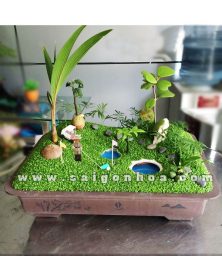 tieu canh may man san golf 4 1