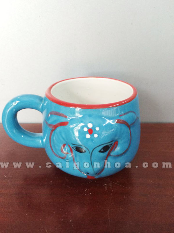 chau con de mau xanh duong