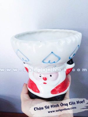 Chậu Sứ Hình Ông Già Noel