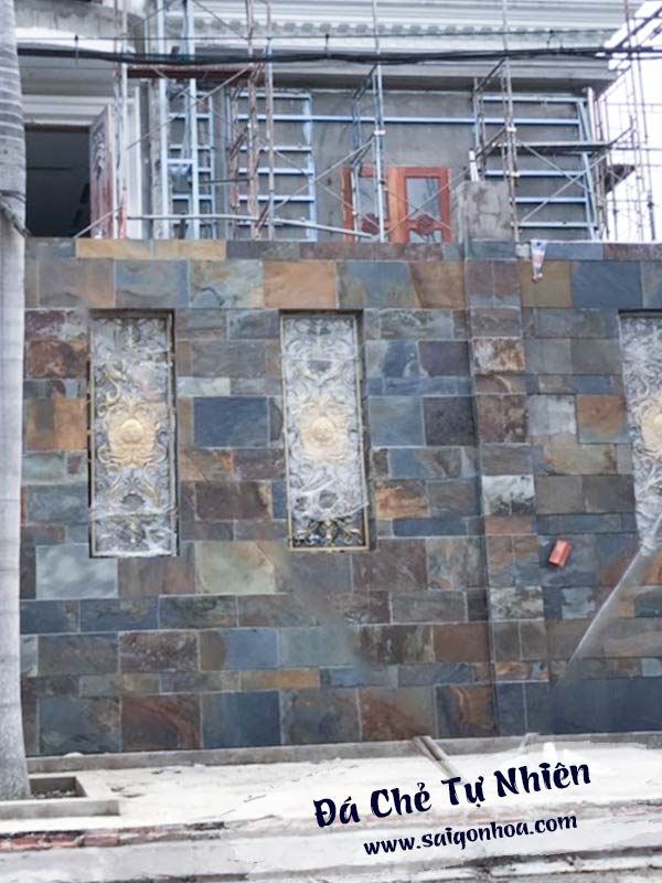 Đá Chẻ Tự Nhiên Vân Gỗ