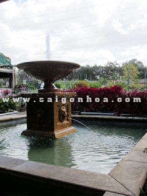 Đài Phun Nước Trang Trí Quán Cafe