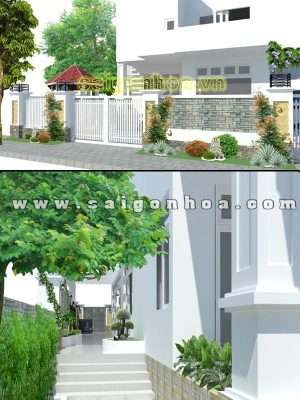 Sân Vườn Biệt Thự Nhà Chị Thảo