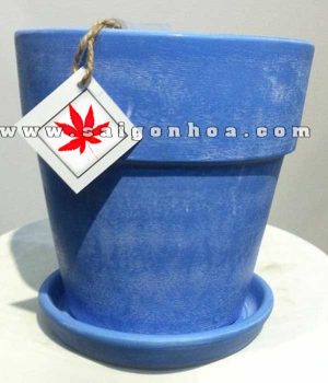 Chậu Gốm Sứ Dạng Cối Mỹ Nghệ