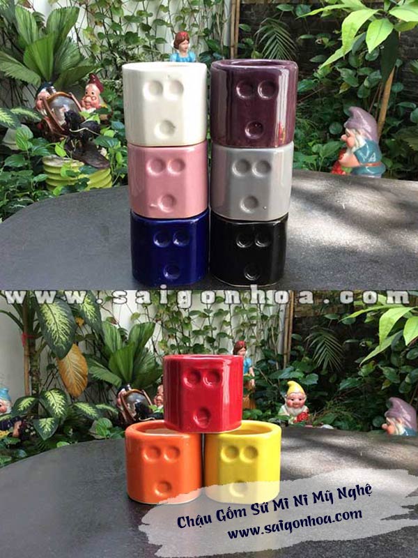 Chậu Gốm Sứ Mi Ni Mỹ Nghệ