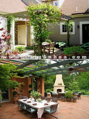 Patio Với Giàn Leo