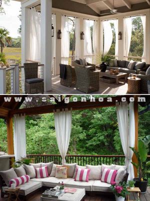 Patio Với Rèm Cửa