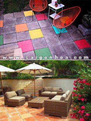 Patio Lát Nền Gạch