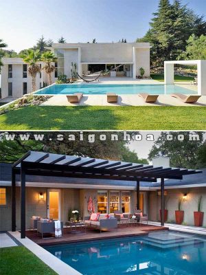 Patio Với Hồ Bơi