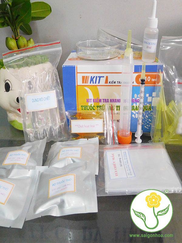 Bộ Kit Kiểm Tra Nhanh Dư Lượng Thuốc Bảo Vệ Thực Vật
