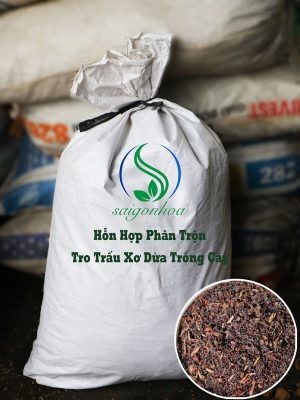 Hỗn Hợp Phân Trộn Tro Trấu Xơ Dừa Trồng Cây