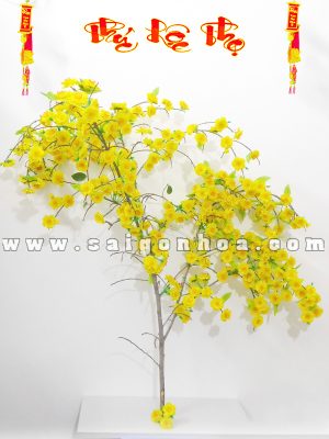 Cành Hoa Mai Giả Trang Trí Tết