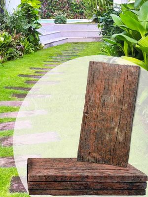 Đá Dặm Bước Giả Gỗ Nâu