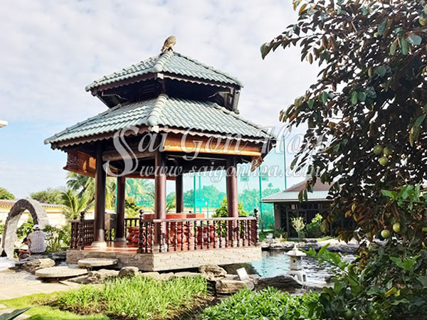 7 Mẫu Thiết Kế Sân Vườn Kết Hợp Chòi Nghỉ Cho Biệt Thự