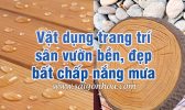 Vat Dung Trang Tri San Vuon