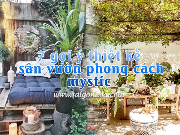 7 Gợi Ý Thiết Kế Sân Vườn Phong Cách Mystic