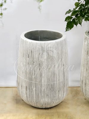 Chậu Đá Mài Trụ Sọc Đứng 30