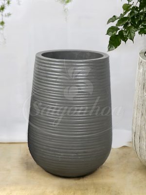 Chậu Đá Mài Trụ Sọc Ngang 30