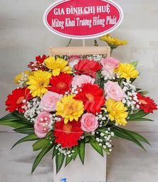 Hoa Tuoi Chuc Mung Khai Truong