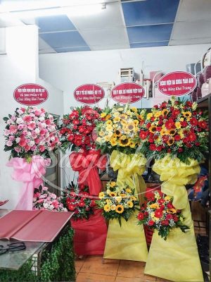 Kệ Hoa Khai Trương 2 Tầng