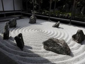 thiết kế vườn khô Karesansui