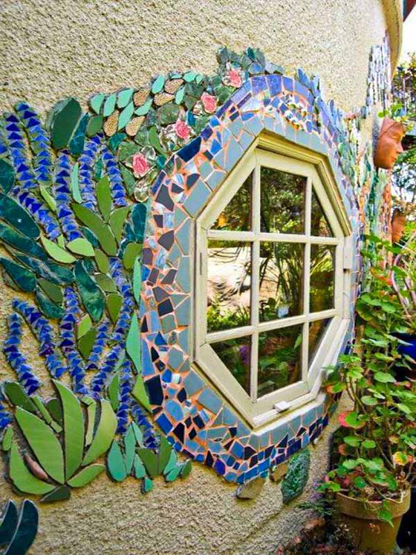 Nghệ thuật Mosaic trong thiết kế sân vườn