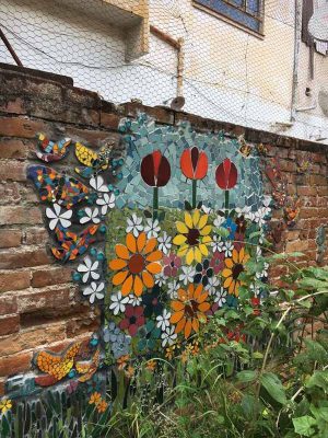 Nghệ thuật Mosaic trong thiết kế sân vườn