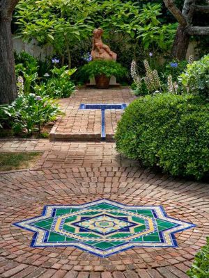 Nghệ thuật Mosaic trong thiết kế sân vườn