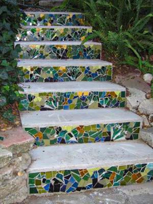 Nghệ thuật Mosaic trong thiết kế sân vườn