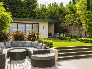 Thiết kế sân vườn phong cách tối giản