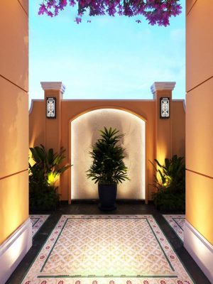Thiết kế sân vườn phong cách Indochine