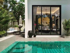 thiết kế sân vườn phong cách Indochine