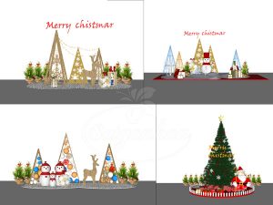 Ưu đãi tư vấn thiết kế trang trí tiểu cảnh giáng sinh, lễ tết 2024