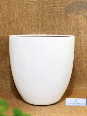Chậu Composite Tròn Trắng 50