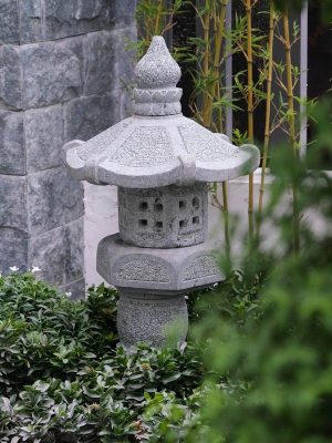 Đèn Đá Lục Giác Chân Cao