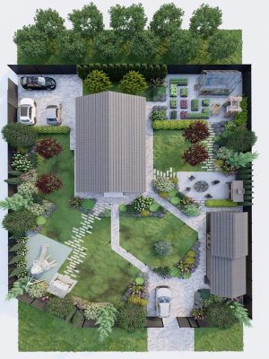 Bố cục trong thiết kế cảnh quan