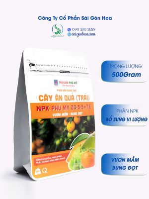NPK Phú Mỹ 20-5-5+TE Cây Ăn Quả (Trái)