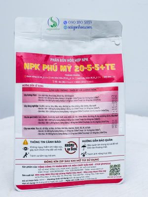 NPK Phú Mỹ 20-5-5+TE Cây Hoa Cảnh