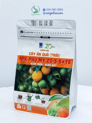 NPK Phú Mỹ 20-5-5+TE Cây Ăn Quả