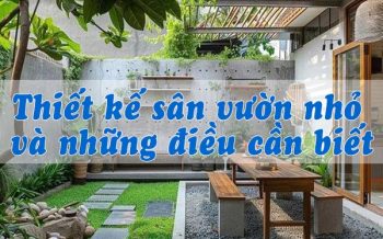 Thiết kế sân vườn nhỏ