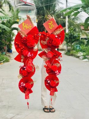 Set Quạt Đỏ Phát Tài