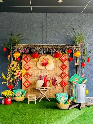 Tiểu Cảnh Tết Mái Tranh