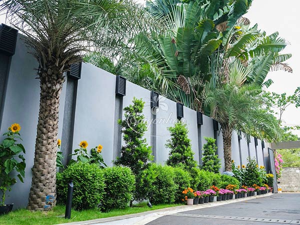 Sân vườn villa khách VIP