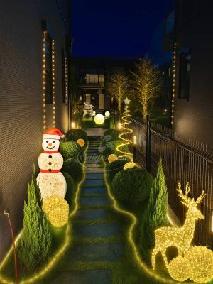 Tiểu Cảnh Lối Đi Sân Vườn Noel