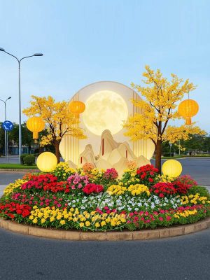 Tiểu Cảnh Tết Check-in Nội Khu Dân Cư